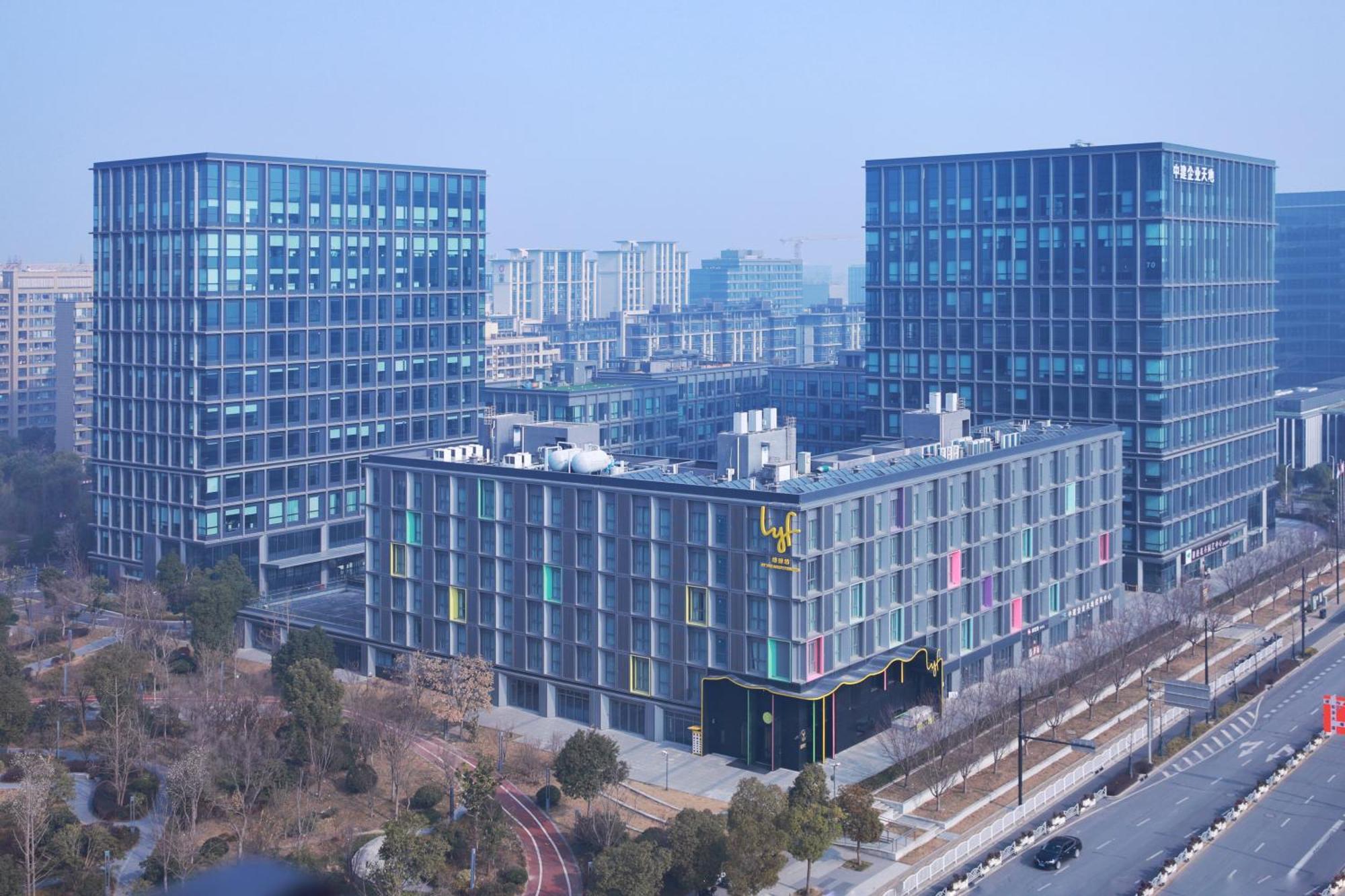 Lyf By Ascott Hongqiao Shanghai Necc Exterior foto